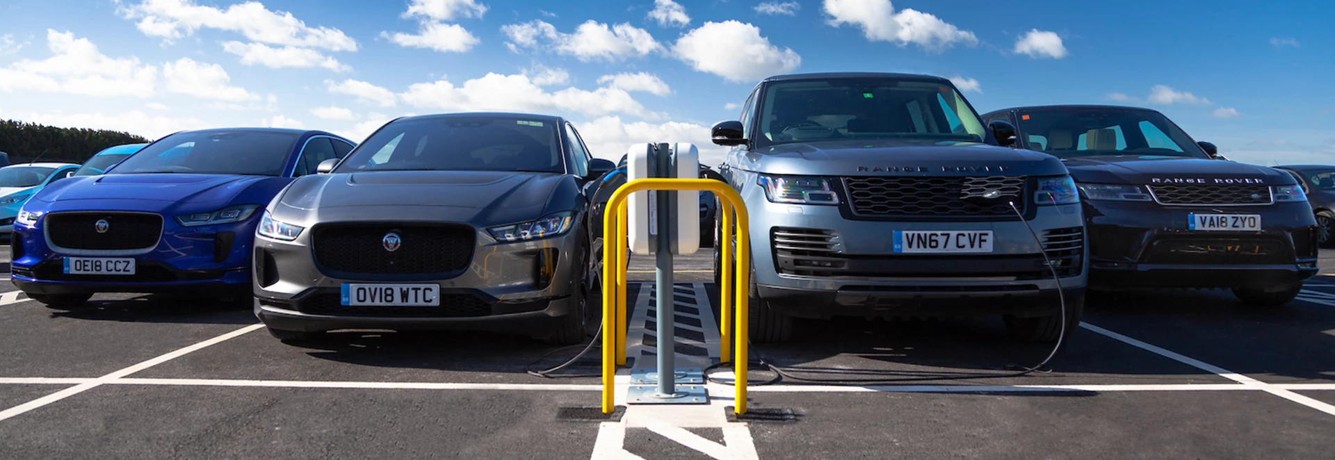 Jaguar Land Rover installs largest smart charging site